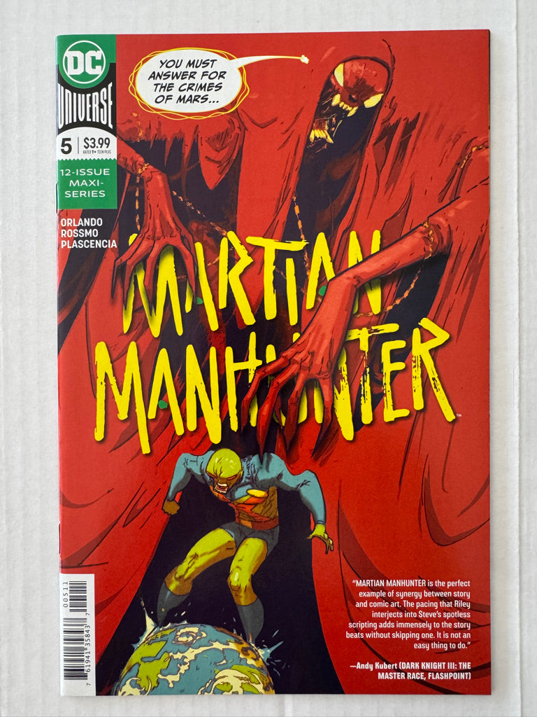 MARTIAN MANHUNTER #5 Vol 5 NM Riley Rossmo Cover