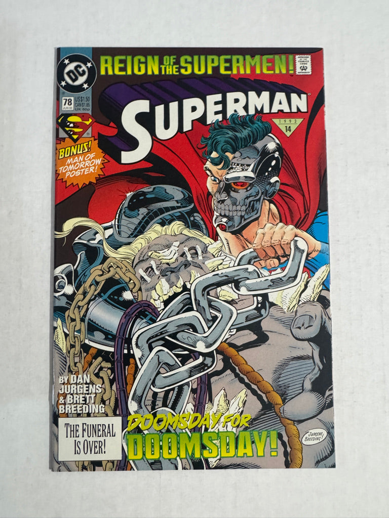 SUPERMAN #78 Vol NM Standard Cover