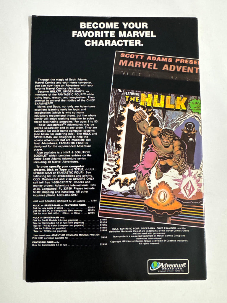 INCREDIBLE HULK #319 VF/NM John Byrne Cover