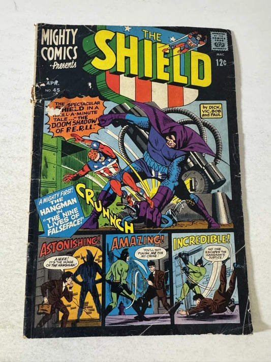 MIGHTY COMICS PRESENTS THE SHIELD #45 GD
