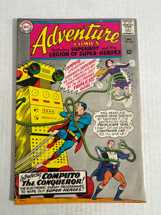 ADVENTURE COMICS #340 VG 1ST APPEARANCE