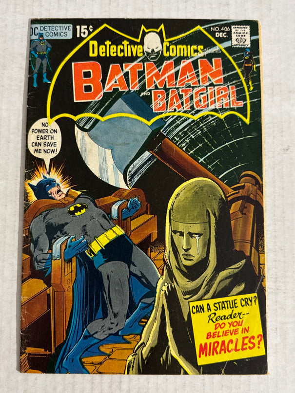 DETECTIVE COMICS #406 VG- Neal Adams Cover