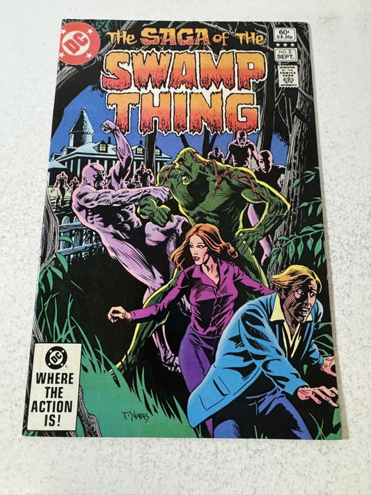 SAGA OF THE SWAMP THING #5 VF/NM