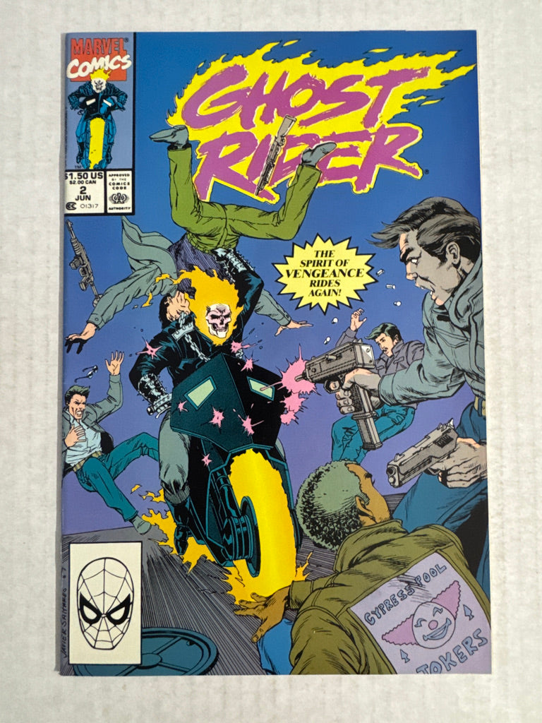 GHOST RIDER #2 Vol 2 VF/NM 1ST APPEARANCE