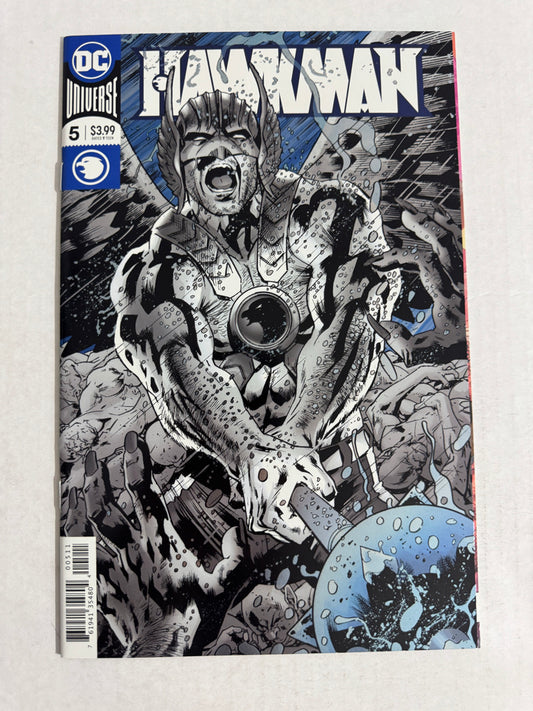 HAWKMAN #5 Vol 5 NM Bryan Hitch Foil Cover