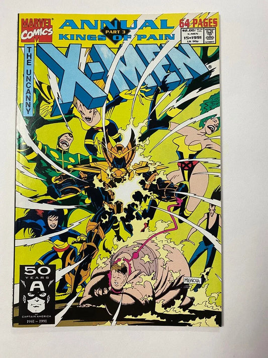 UNCANNY X-MEN ANNUAL #15 NM 1991 Mike Mignola Cover