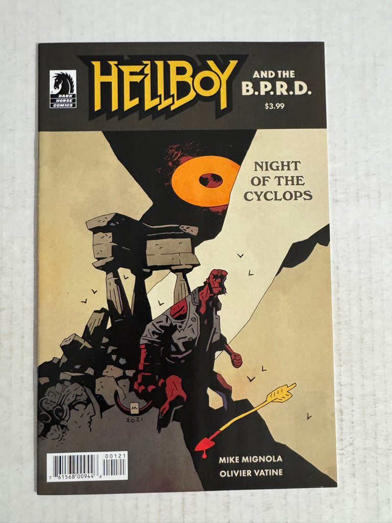 HELLBOY AND THE BPRD Night of The Cyclops NM Mike Mignola Variant