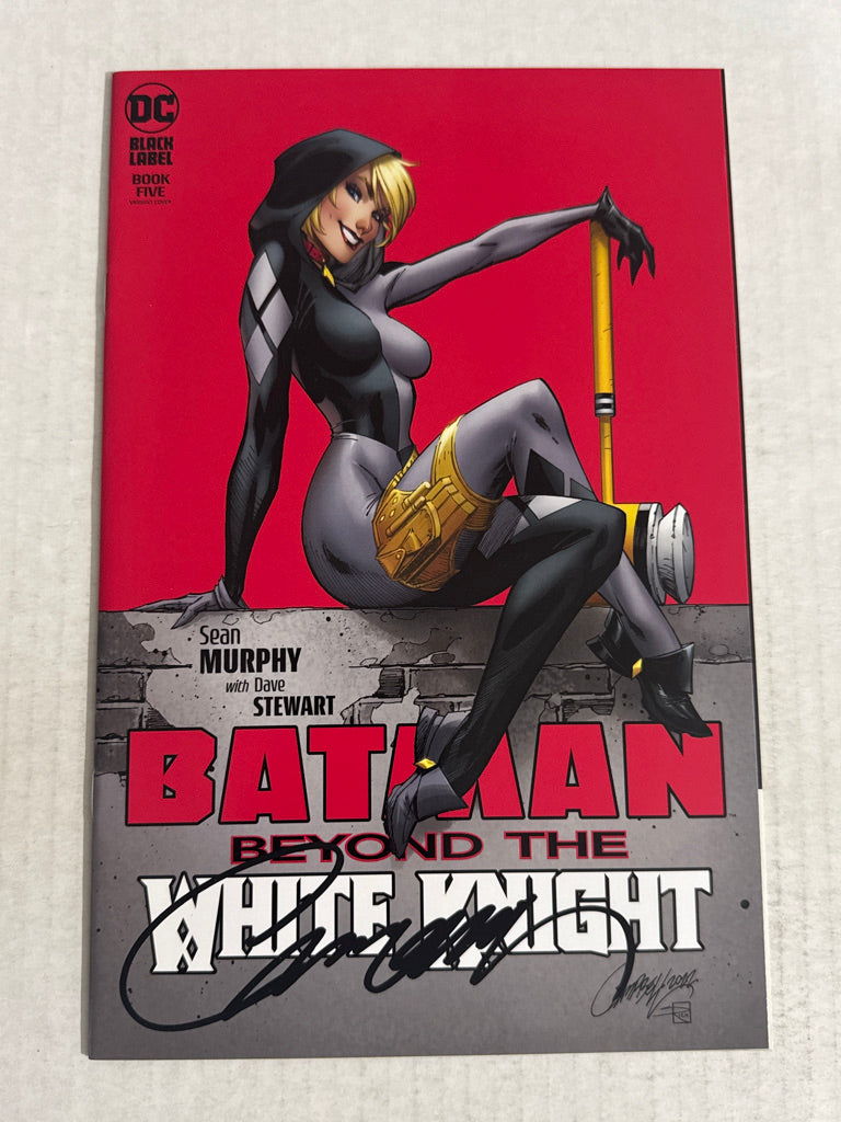 BATMAN BEYOND THE WHITE KNIGHT #5 NM J Scott Campbell Variant SIGNED