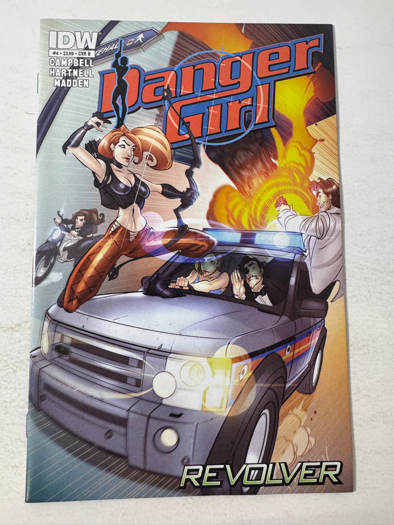 DANGER GIRL REVOLVER #4 NM B Variant