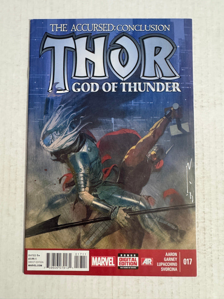 THOR GOD OF THUNDER #17 VF/NM SIGNED by Esad Ribic