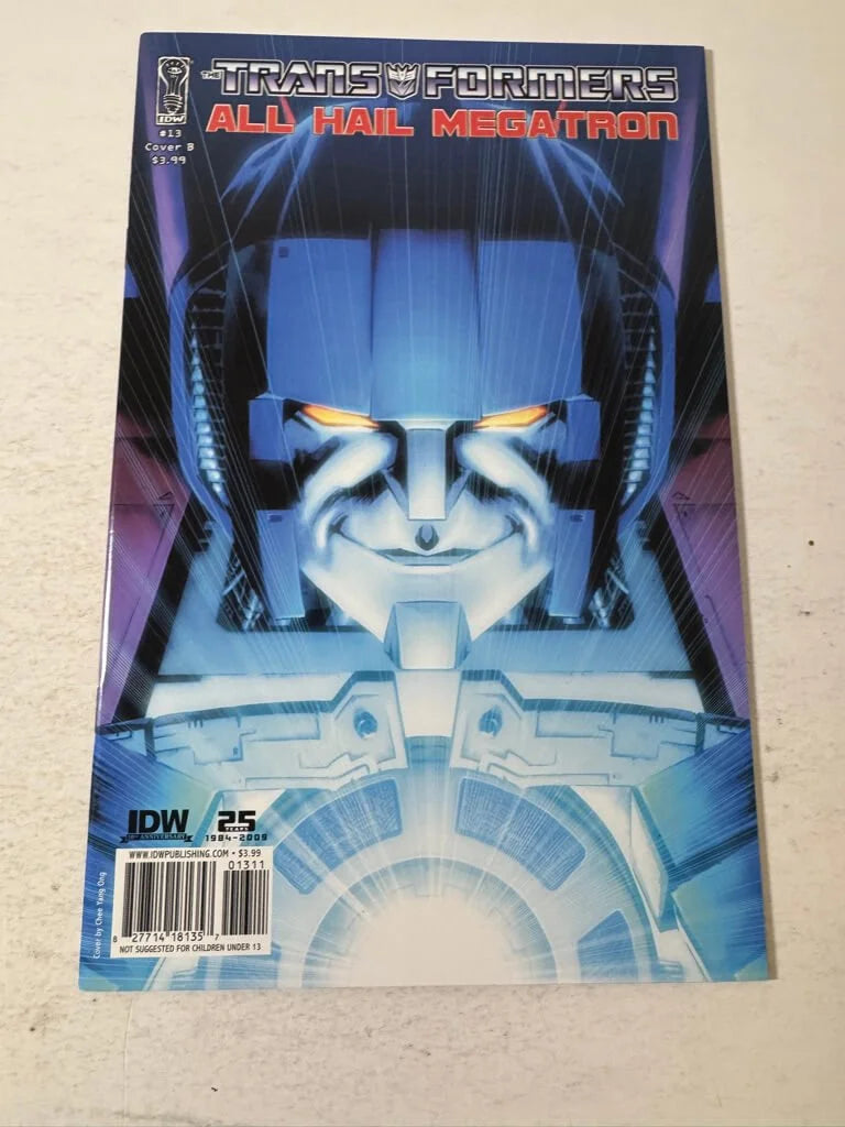 TRANSFORMERS All Hail Megatron #13 NM- B Variant