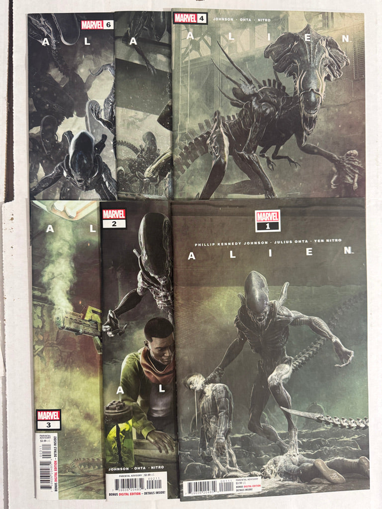 ALIEN #1-6 Vol 2 NM Bjorn Barends Cover SET