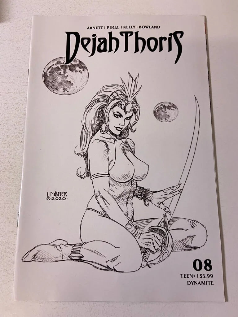 DEJAH THORIS #8 NM 1:20 B/W Joseph Michael Linsner Variant