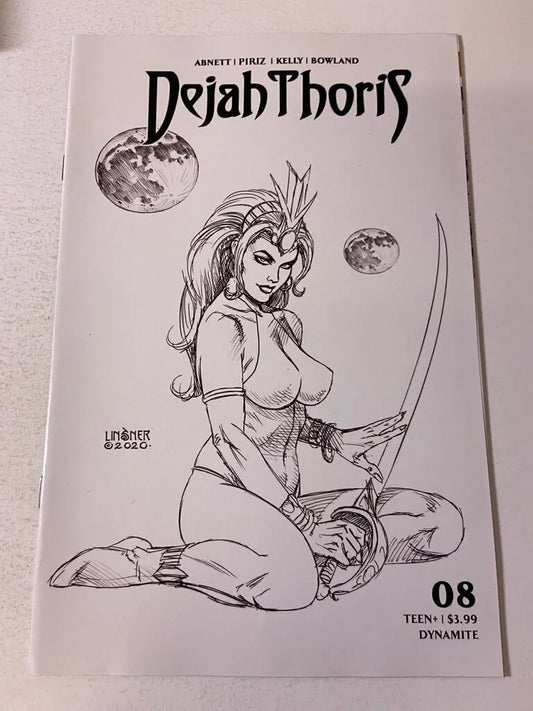 DEJAH THORIS #8 NM 1:20 B/W Joseph Michael Linsner Variant