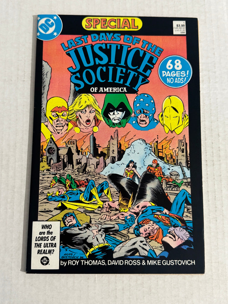 LAST DAYS OF THE  JUSTICE SOCIETY OF AMERICA #1 VF