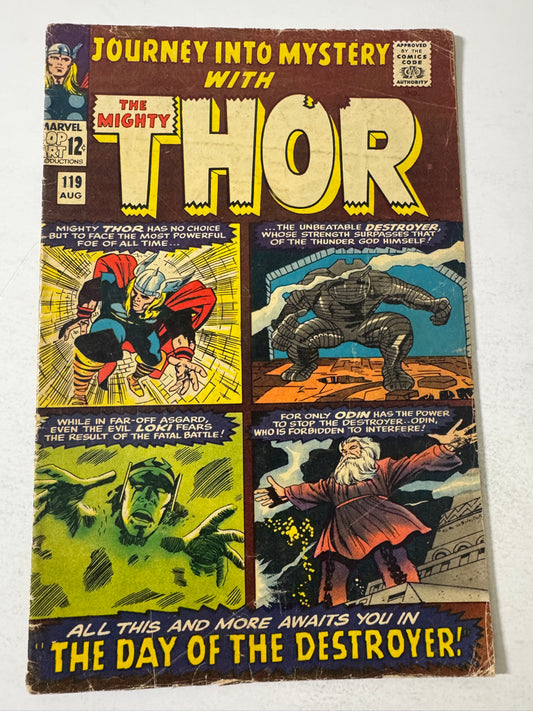 JOURNEY INTO MYSTERY #119 GD/VG 1ST APPEARANCE