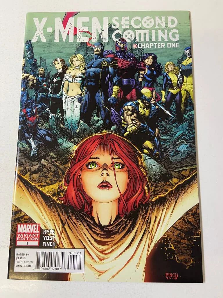 X-MEN SECOND COMING #1 NM- 1:50  David Finch Variant