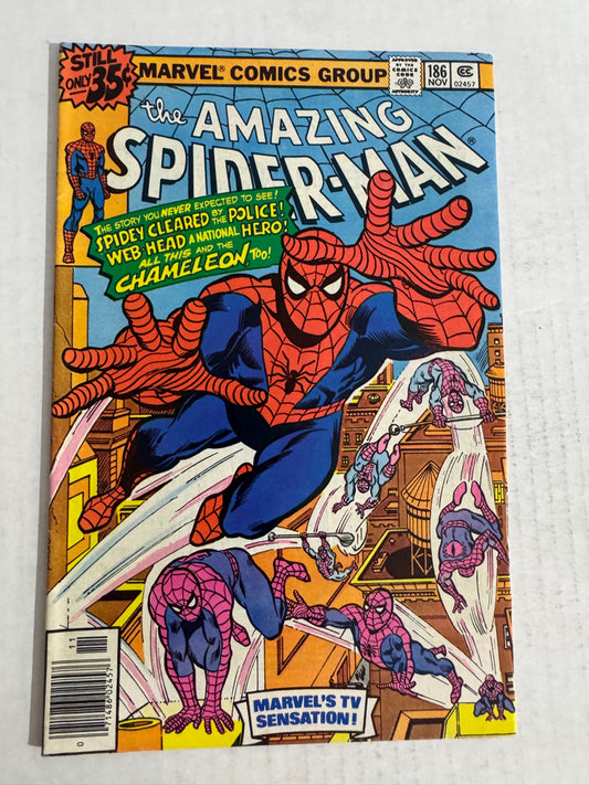 AMAZING SPIDER-MAN #186 VF