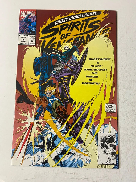 Ghost Rider & Blaze SPIRITS OF VENGEANCE #8 NM