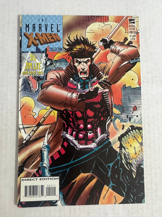 THE MARVEL X-MEN COLLECTION #2 VG+ Jim Lee Cover
