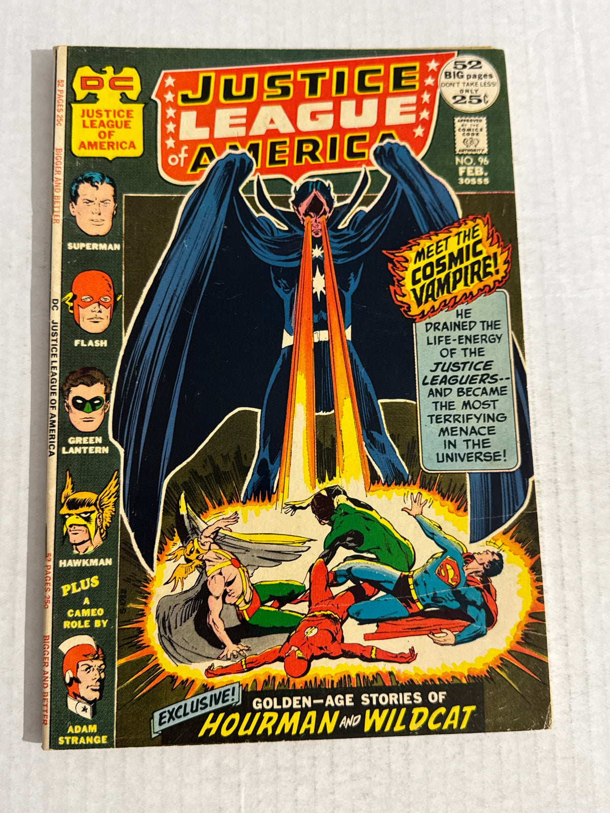 JUSTICE LEAGUE OF AMERICA #96 FN Neal Adams Cover 1ST APPEARANCE