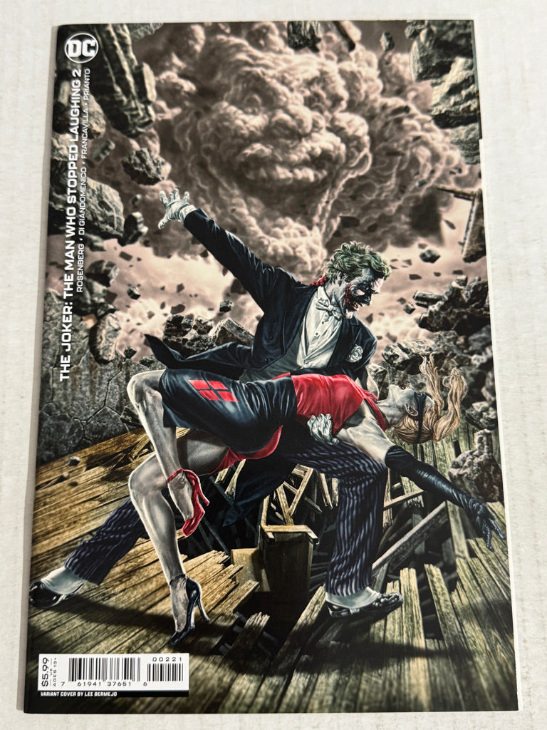 JOKER The Man Who Stopped Laughing #2 NM Lee Bermejo Variant