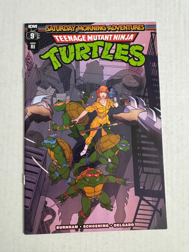 TEENAGE MUTANT NINJA TURTLES SATURDAY MORNING ADVENTURES #9 NM 1:10 Variant
