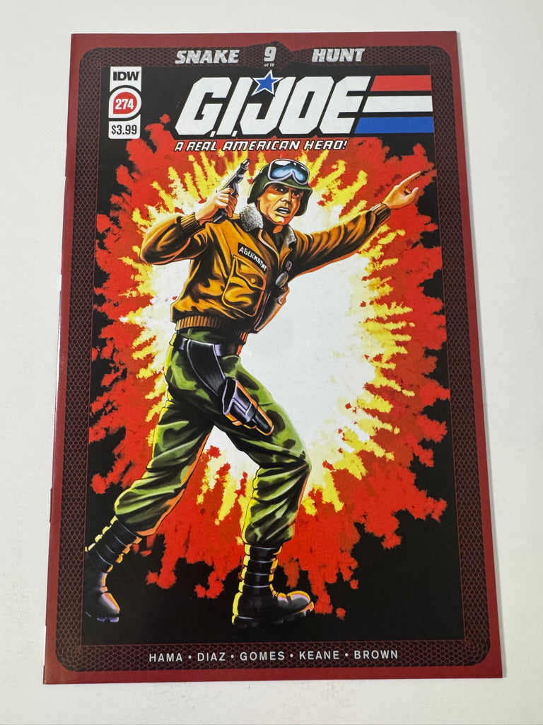 GI JOE A Real American Hero #274 NM- 2nd Print Variant