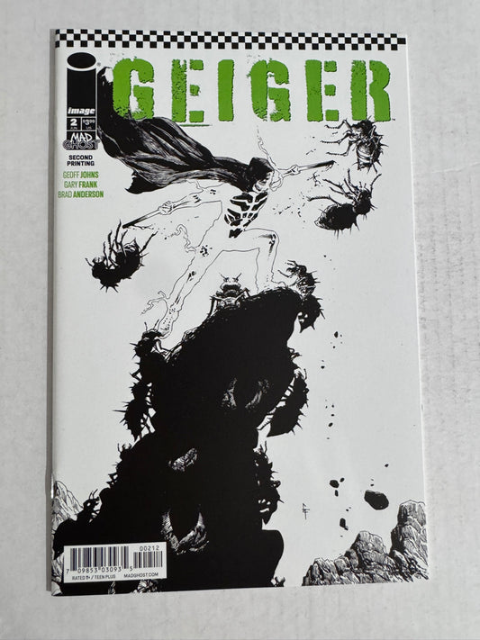 GEIGER #2 NM 2nd Print B/W Gary Frank Variant