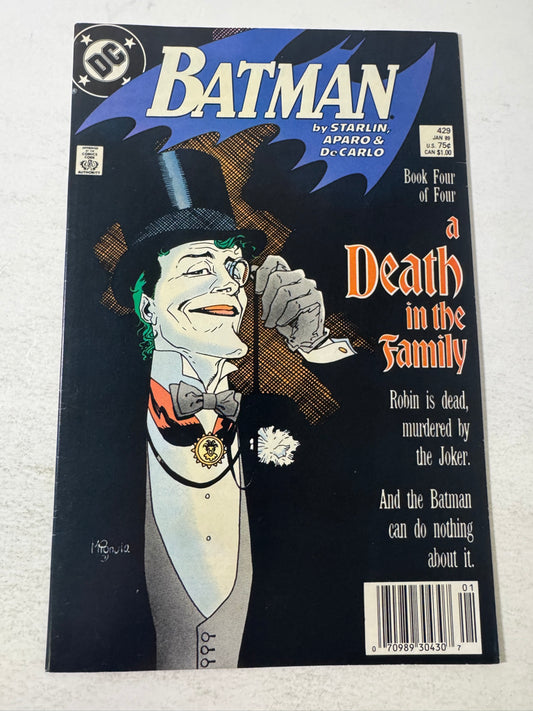 BATMAN #429 VF- Mike Mignola Cover NEWSSTAND