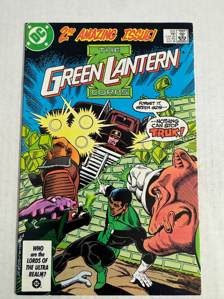 GREEN LANTERN CORPS #202 VF+