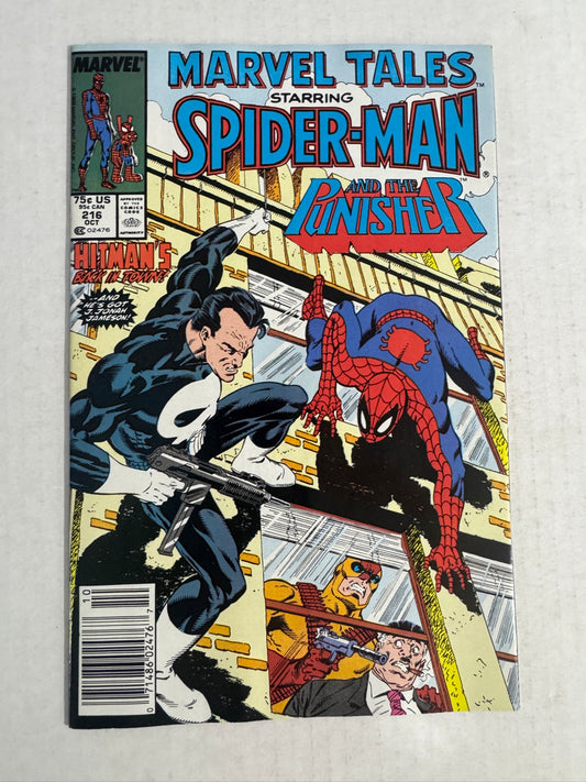 MARVEL TALES #216 VF/N Mike Zeck Cover NEWSSTAND