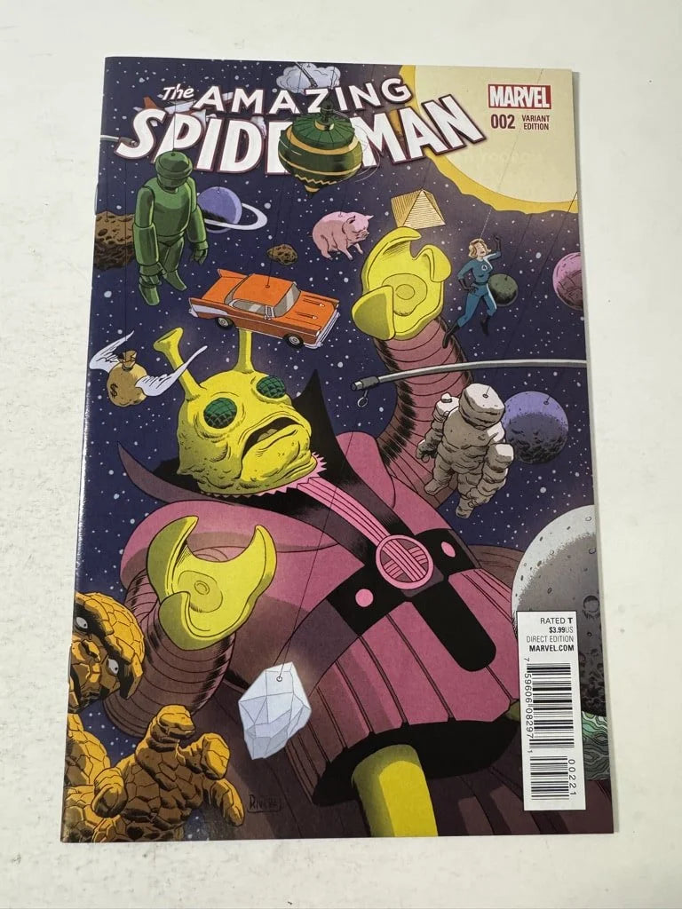 AMAZING SPIDER-MAN #2 Vol 4 NM 1:10 Paulo Rivera Variant