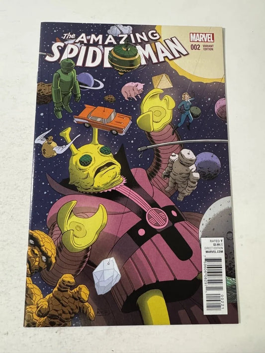 AMAZING SPIDER-MAN #2 Vol 4 NM 1:10 Paulo Rivera Variant