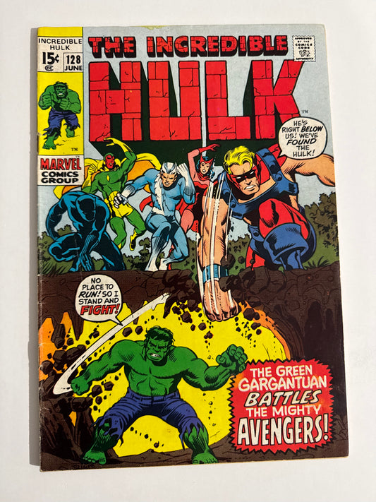 INCREDIBLE HULK #128 VG/FN