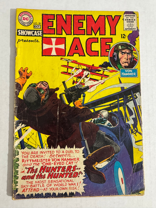 SHOWCASE #58 FR/GD Joe Kubert Cover
