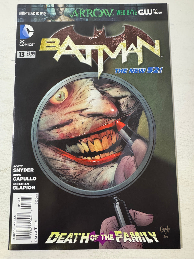 BATMAN #13 Vol 2 VF/NM 1:25 Greg Capullo Variant