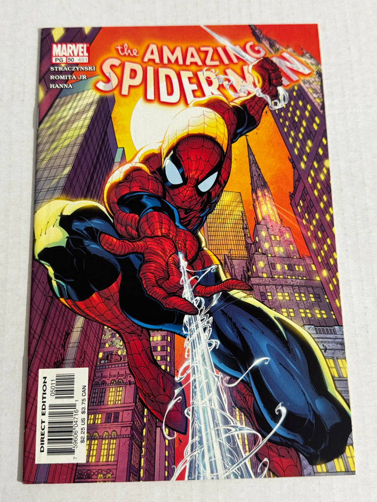 AMAZING SPIDER-MAN #50 Vol 2 VF/NM J Scott Campbell Cover