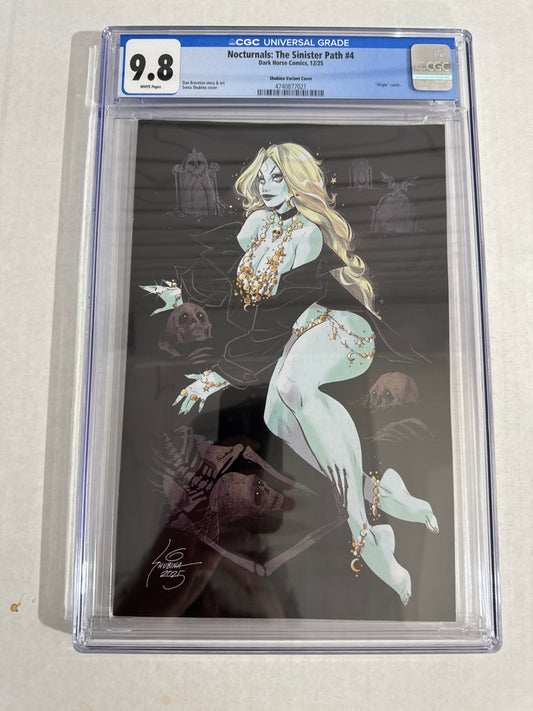 NOCTURNALS: The Sinister Path #4 9.8 CGC Sveta Shubina Variant