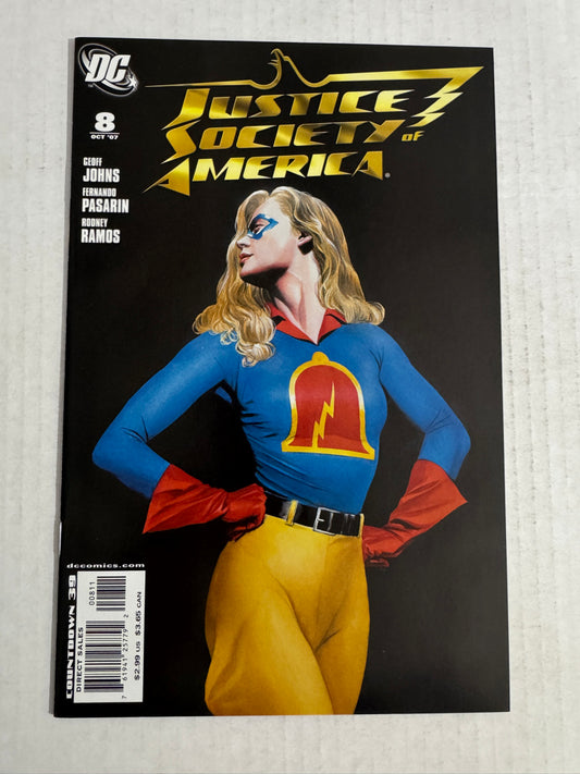 JUSTICE SOCIETY OF AMERICA #8 Vol 3 NM Alex Ross Cover