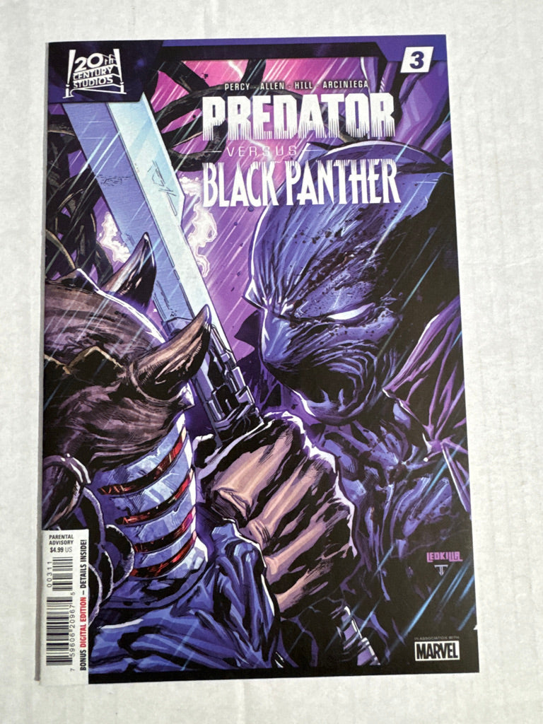 PREDATOR VERSUS BLACK PANTHER #3 NM Ken Lashley Cover