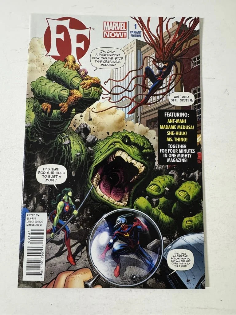 FF #1 Vol 2 NM- 1:50 Arthur Adams Variant