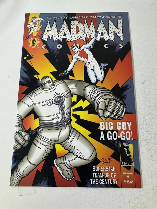 MADMAN COMICS #6 NM- Bruce Timm Back Cover
