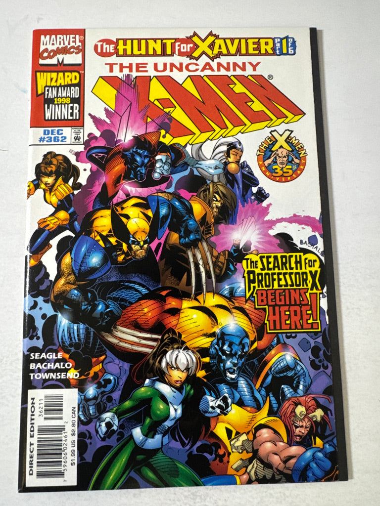 UNCANNY X-MEN #362 NM Chris Bachalo Cover