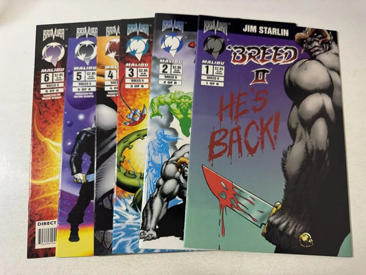 BREED II  #1-6 NM Set Jim Starlin Covers