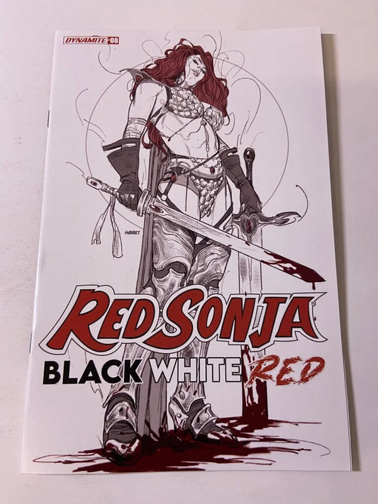 RED SONJA BLACK WHITE RED #8 NM Sway B Variant