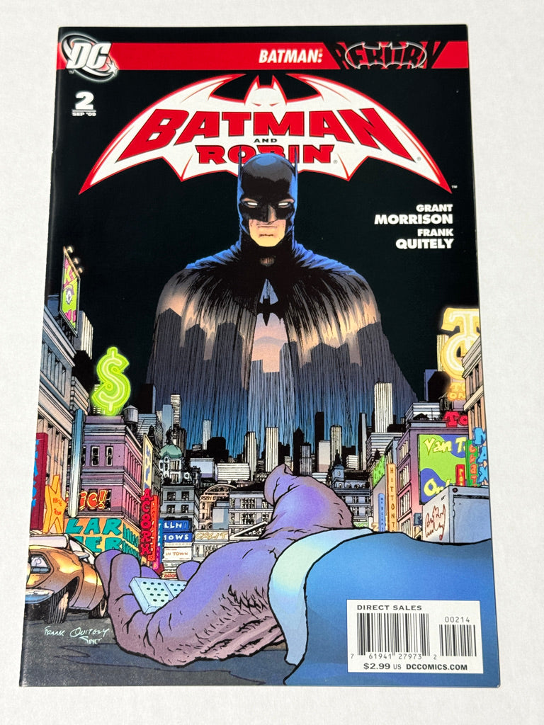 BATMAN AND ROBIN #2 NM 4th Print Frank Quitely Variant