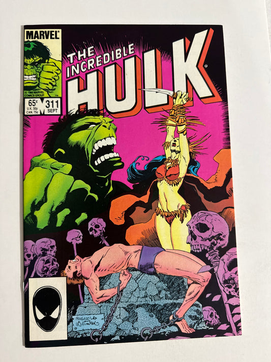 INCREDIBLE HULK #311 NM- Mike Mignola Cover