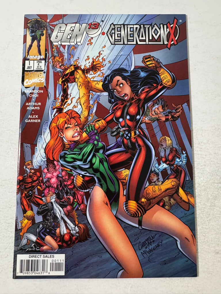 GEN 13 GENERATION X #1 NM J Scott Campbell Cover