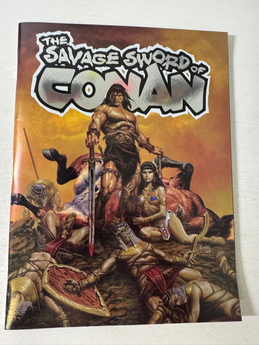 SAVAGE SWORD OF CONAN #1 NM SDCC Foil Joe Jusko Variant LTD 700
